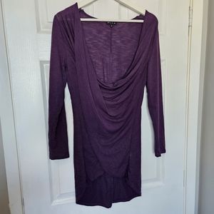 Plum purple tunic shirt